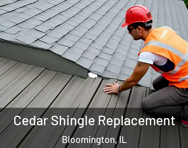  Cedar Shingle Replacement Bloomington, IL