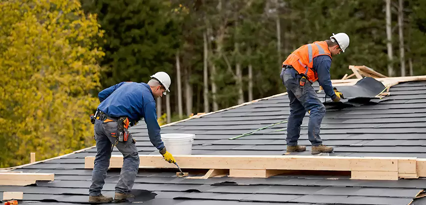 Garage Felt Roof Replacement in Bloomington