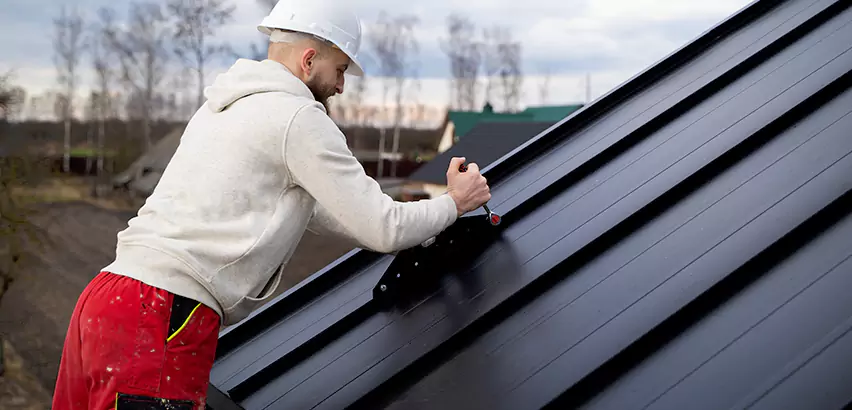 Tin Roof Ridge Cap Installation in Bloomington